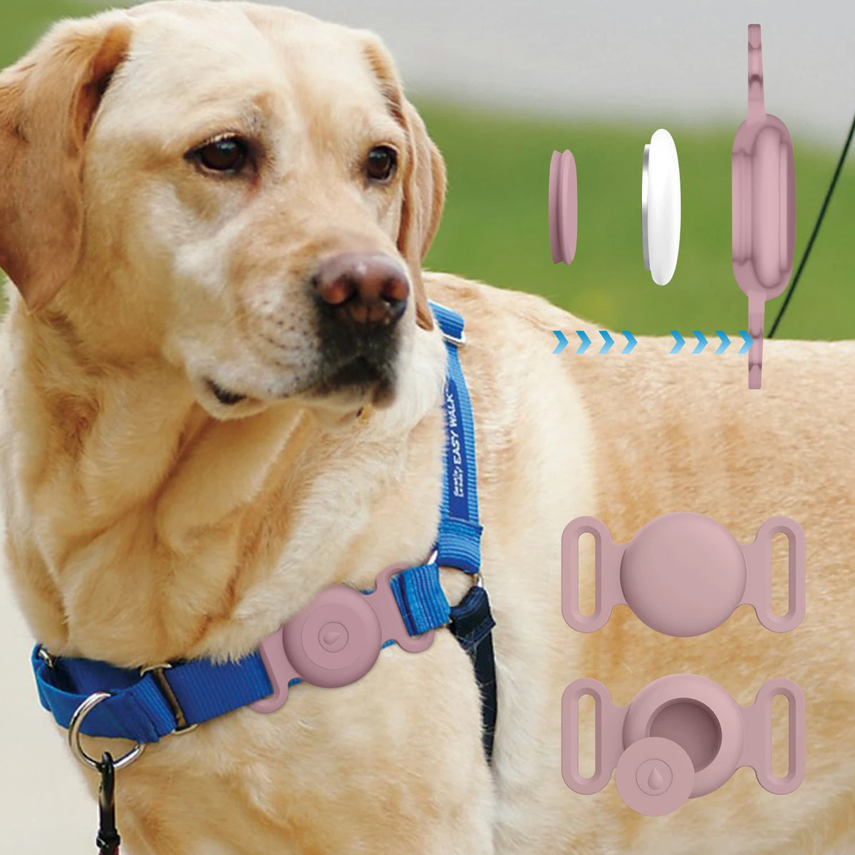 Funda de Silicona para Localizador – Se engancha al collar de tu perro o gato