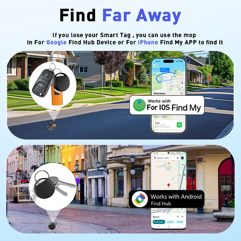 Localizador para Mascotas – Funciona con iPhone o Android, sin mensualidad